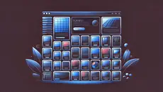 Une mosaïque de produits représentée sur une page web