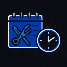 Drawing of a booking appointment interface