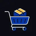Drawing of a shopping cart interface